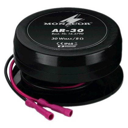 Monacor AR-30 Haut parleur vibreur étanche 8 Ohm