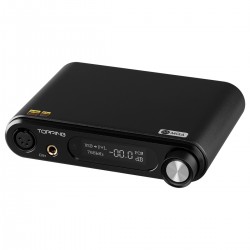 TOPPING DX5 DAC 2x ES9068AS NFCA Headphone Amplifier XMOS Bluetooth 32bit 768kHz DSD512 MQA Black