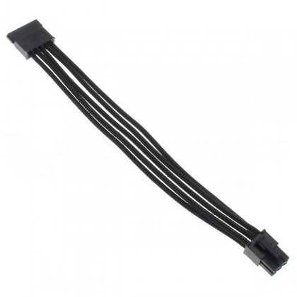 SATA to Micro-Fit 6 Pin Sleeved Cable 0.823mm² 20cm