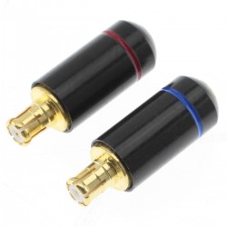 MMCX Female to A2DC Male Gold Plated Adapter (Pair)