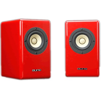 AUNE X3 Bookshelf Loudspeakers Piano Red (Pair)