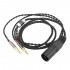 Male XLR 4 Pins to 2x Male Jack 3.5mm Balanced Headphone Cable OCC Copper 1.5m