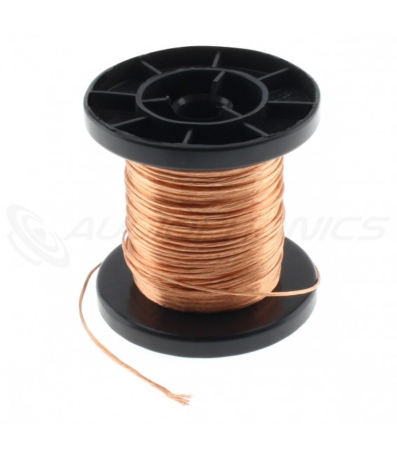 QUARKZMAN Fil de Cuivre Émaillé de 0,65 mm, 105 Pieds, Fil de Bobinage Magnétique Émaillé de 100 g, pour Transformateurs et Inducteurs