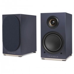 TRIANGLE AIO TWIN Active Bookshelf Speakers Bluetooth 5.0 aptX HD WiFi 2x50W 24bit 192kHz Abyss Blue (Pair)