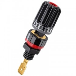 WBT-0708Cu Borniers pour haut parleur plaqué Or (paire x2)