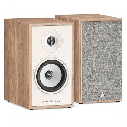 TRIANGLE BOREA BR02 Bookshelf Speakers 80W 89dB 51Hz-22kHz Light Oak (Pair)