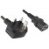 UK Power Cord Type G to IEC C13 1.8m