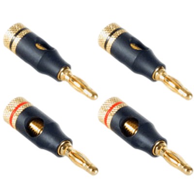 DAYTON AUDIO BAGS-G Banana Plug Gold Plated Ø7.3mm (Set x4)