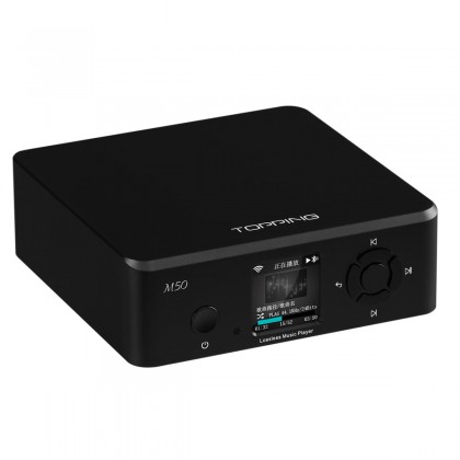 TOPPING M50 Digital Network Player 24bit / 384kHz DSD256 Bluetooth WiFi DLNA AirPlay Black