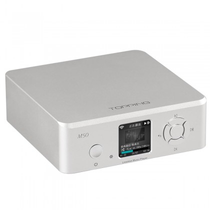 TOPPING M50 Digital Network Player 24bit / 384kHz DSD256 Bluetooth WiFi DLNA AirPlay Silver
