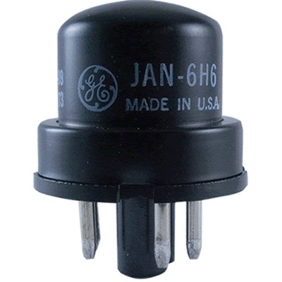 JAN GE 6H6 / CV1930 / D63 Military Quality Tube