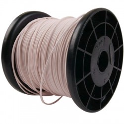 ELECAUDIO FC105T Multistrand wiring cable Copper FEP 0.5mm² White