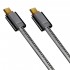 DD TC09S Male USB-C Cable OTG Silver / OFC Copper 10cm