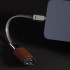 DD MFI09S Câble USB-C Mâle vers Lightning Mâle OTG Argent / Cuivre OFC 10cm