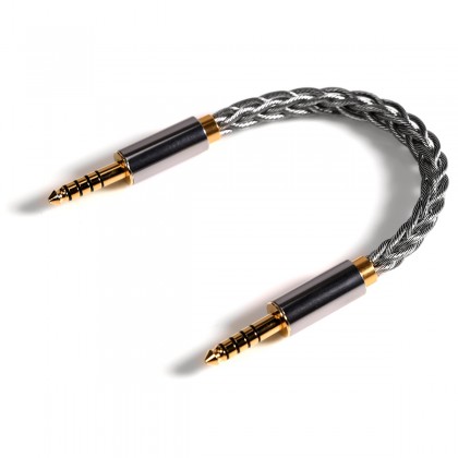 DD BC44B Balanced Male Jack 4.4mm Cable Silver / OFC Copper Gold Plated 10cm