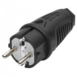 SOMMERCABLE Male Schuko Power Connector 16A IP54 Ø13mm