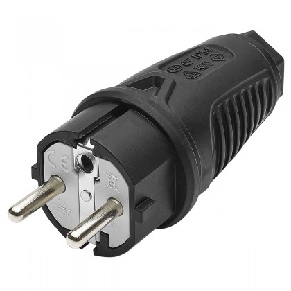 SOMMERCABLE Male Schuko Power Connector 16A IP54 Ø13mm