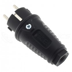 SOMMERCABLE Male Schuko Power Connector 16A IP54 Ø13mm
