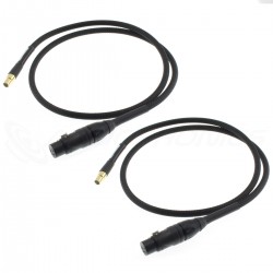 Audiophonics - Adaptateur Jack 2.5mm Mâle vers XLR 4 Pins Femelle Neutrik