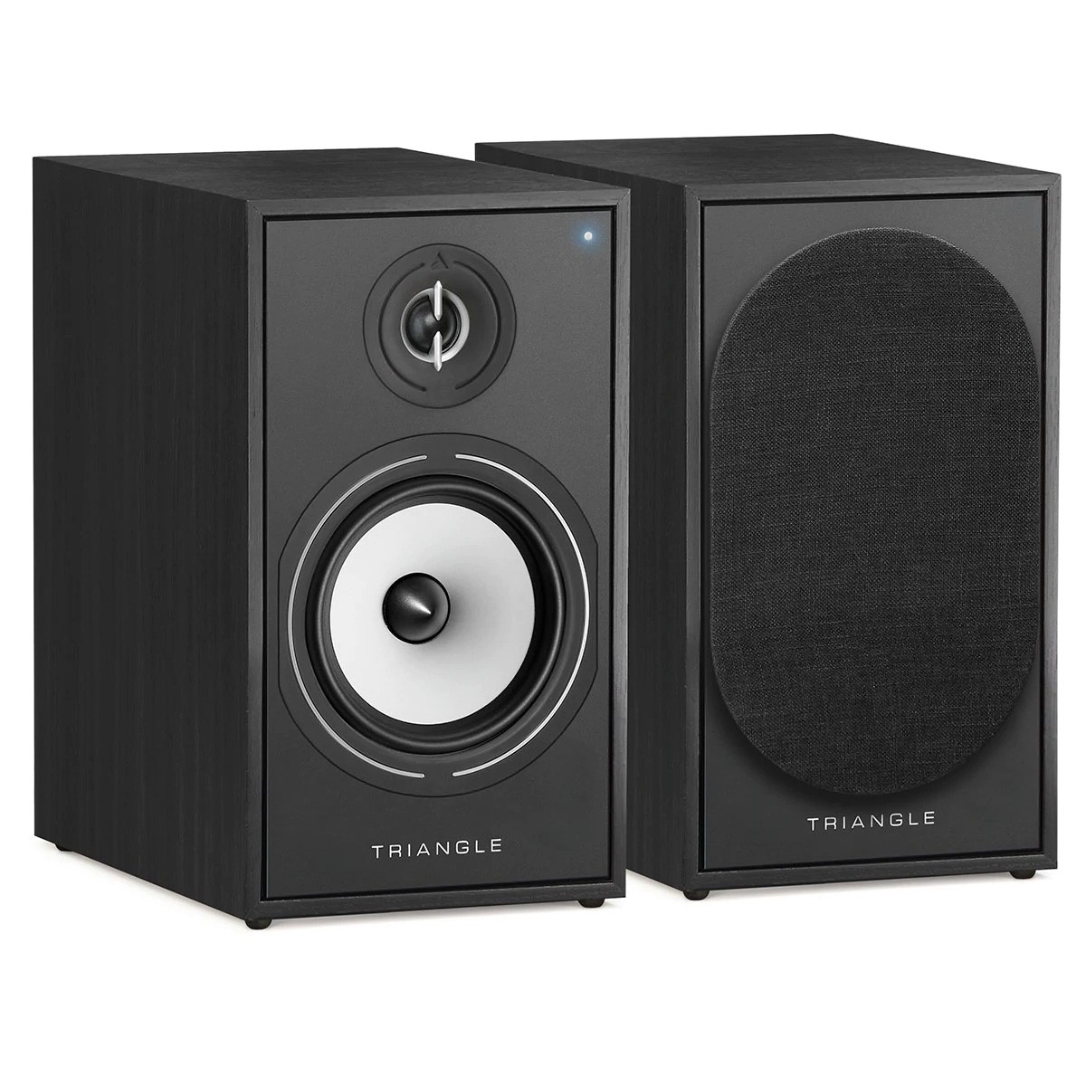 TRIANGLE BOREA BR03 BT Active Bookshelf Speakers Bluetooth 5.0 aptX HD 2x60W Ash Black (Pair)