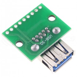 Connector Female USB-A 3.0 with PCB