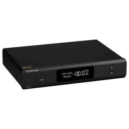 TOPPING D90LE Balanced DAC ES9038Pro 32bit 768kHz DSD512 Black