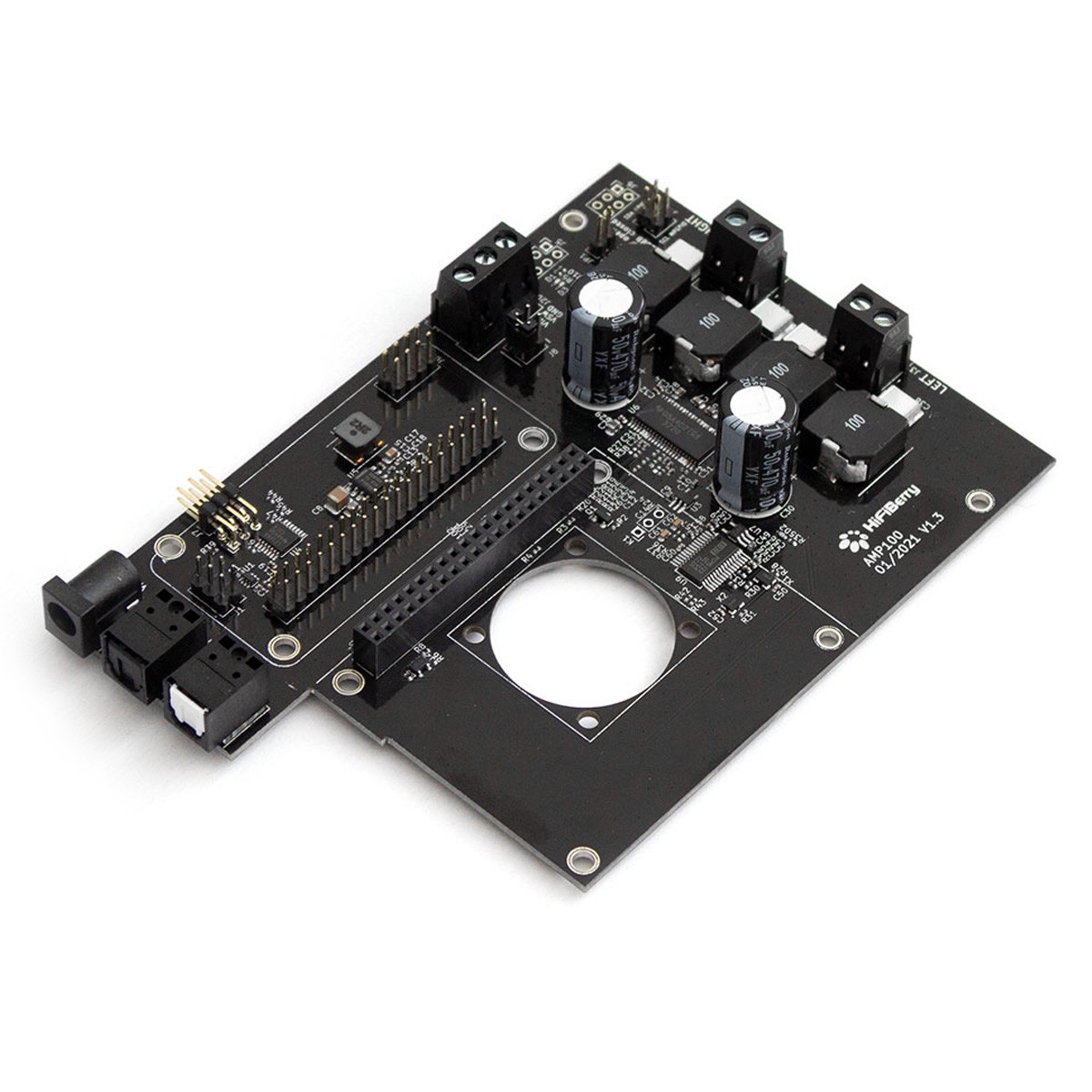 Audiophonics - Boîtier Aluminium pour Raspberry Pi 4 Noir