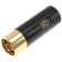 RAMM AUDIO 60300GT Male XLR Connector Tellurium / Berrylium Copper Cryogenic Treatment