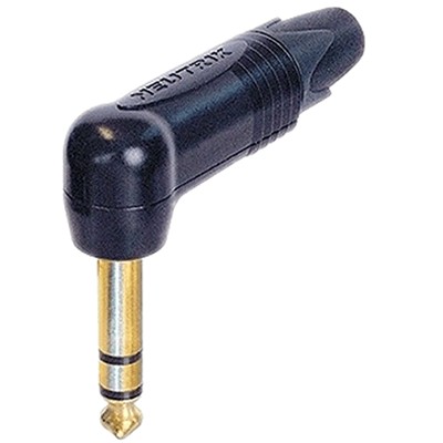 NEUTRIK NP3RX-B Connecteur Jack 6.35mm Coudé stéréo Ø9mm (Unité)