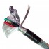 [GRADE S] NEOTECH NEP-3003 III Silver Plated UP-OCC Copper Shielded Power Cable 2.62mm² Ø11.4mm 90cm