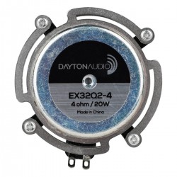 DAYTON AUDIO EX32Q2-4 Speaker Driver Exciter Dual Steel Spring 20W 4 Ohm Ø32mm