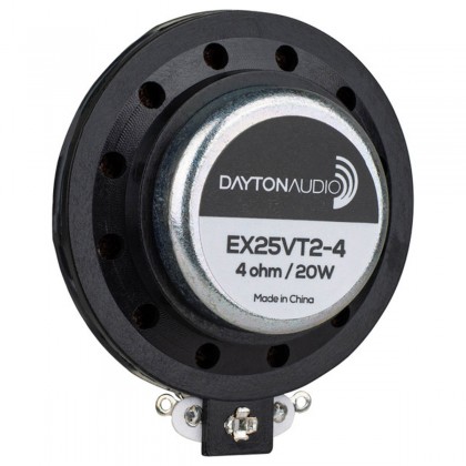 DAYTON AUDIO Haut-Parleur Vibreur Exciter Ouvert 20W 4 Ohm Ø25mm