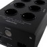 LUDIC KRATOS Filtered Power Distributor 8 Schuko Sockets Black