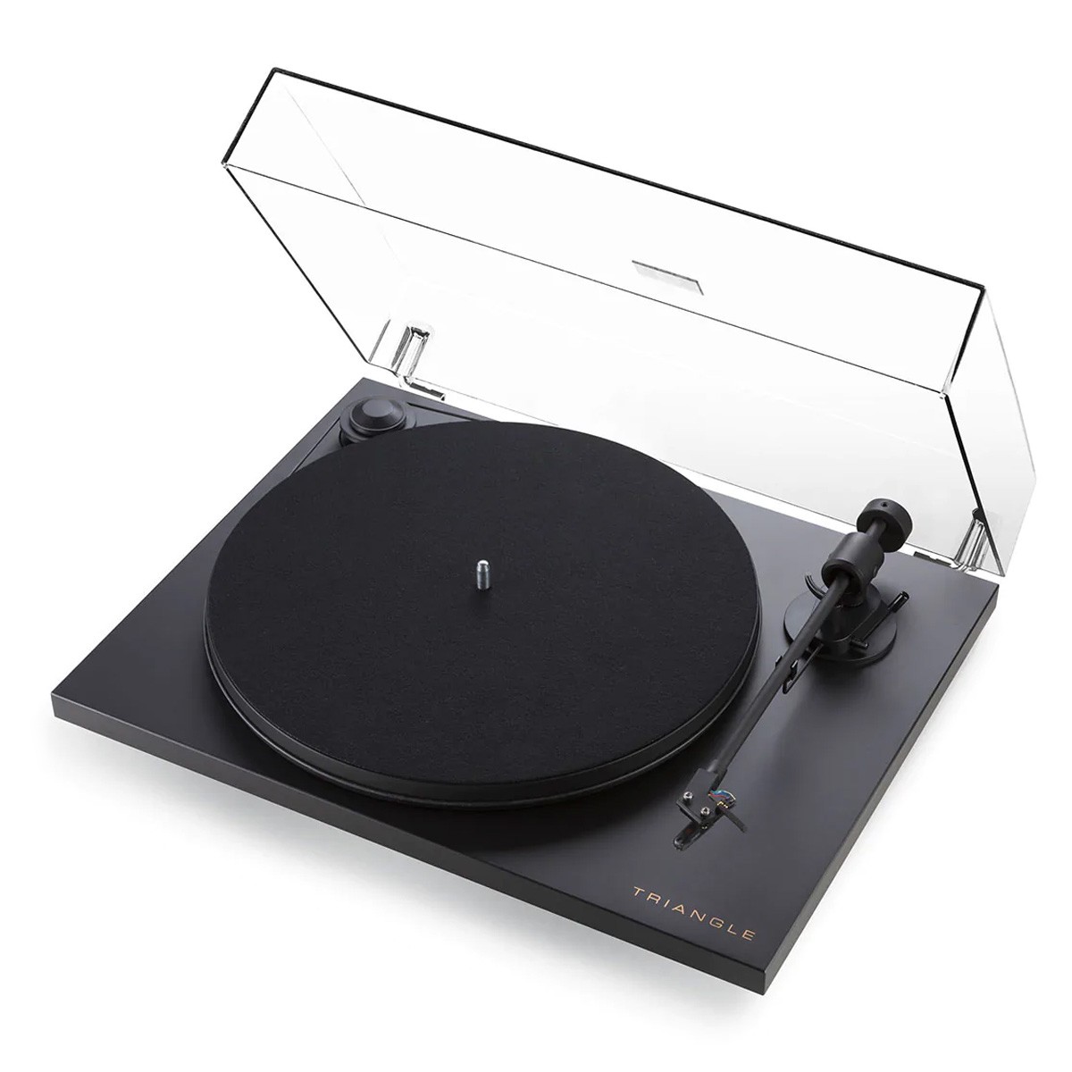 TRIANGLE Vinyl Turntable 33 and 45 RPM Ortofon OM-10E Black