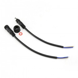 Jack DC 5.5/2.1mm to Bare Wires Cable IP67 Waterproof 40cm