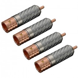 VIBORG VR108 RCA Connectors Copper Ø10mm (Set x4)