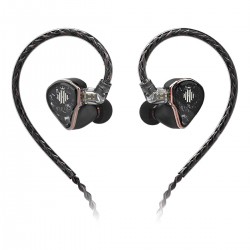 HIDIZS MD4 Écouteurs Intra-Auriculaires IEM 8 Ohm 102dB 20Hz-40kHz Noir