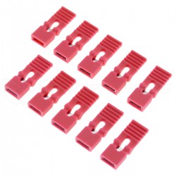 Jumpers de Liaison 2.54mm Long Rouge (x10)