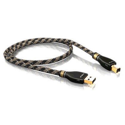 Viablue KR-2 Silver Câble USB-A Male/Mini-B Male Plaqué Or 1.5 m