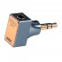 DD DJ30C Male Jack 3.5mm to Female Jack 3.5mm Angled Adapter Gold Plated