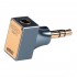 DD DJ30C Male Jack 3.5mm to Female Jack 3.5mm Angled Adapter Gold Plated