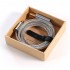 DD TC09BA Male USB-A to Male USB-B Cable Silver / OFC Copper 50cm