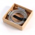 DD TC09BC Male USB-C to Male USB-B Cable Silver / OFC Copper 50cm