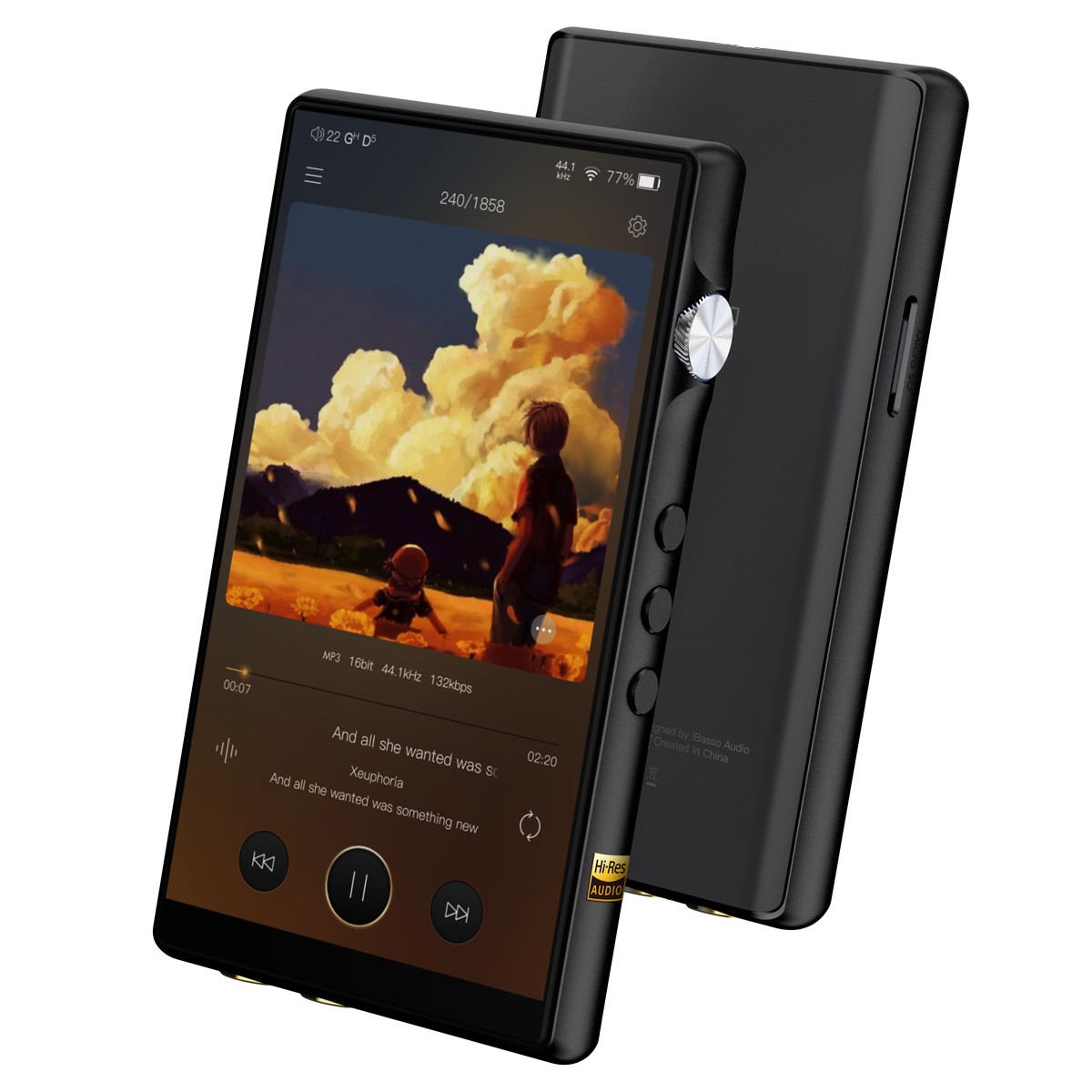IBASSO DX170 Baladeur Numérique DAP 2x CS43131 Bluetooth 5.0 aptX LDAC WiFi Android 11 Noir