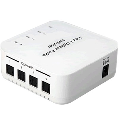 CYP DCT-17 - Sélecteur optique Toslink 4 vers 1 à télécommande