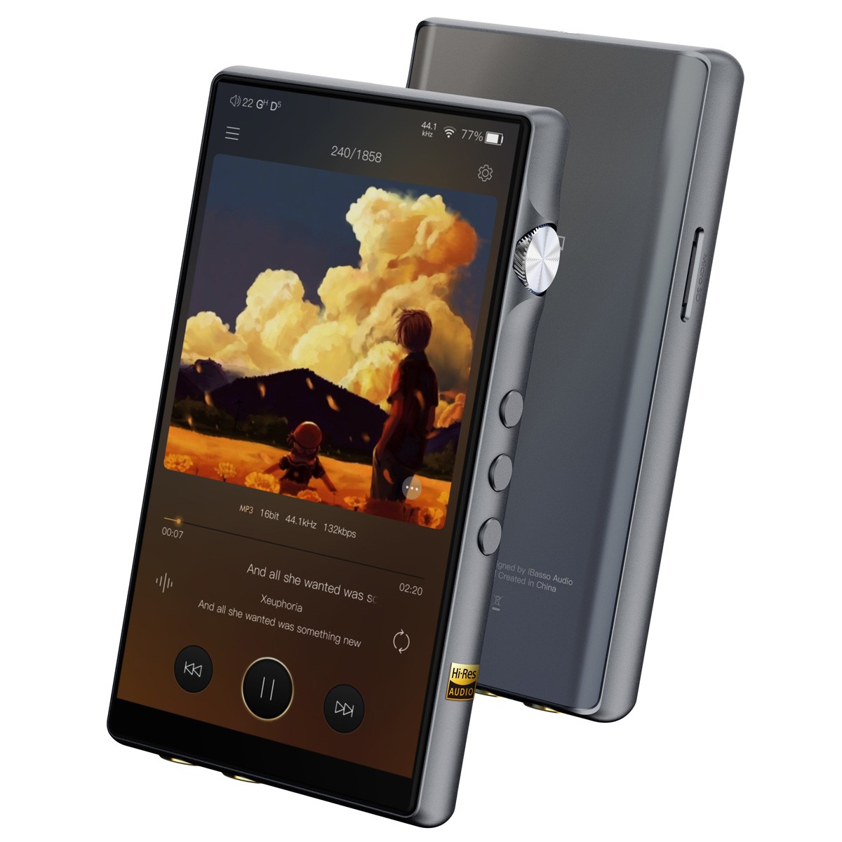 IBASSO DX170 Digital Audio Player DAP 2x CS43131 Bluetooth 5.0 aptX LDAC WiFi Android 11 Grey