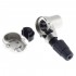 Connecteur XLR 3 Pins Mâle Coudé 90° Argent Ø7mm