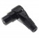 Angled Female 3 Pins XLR Connector Black