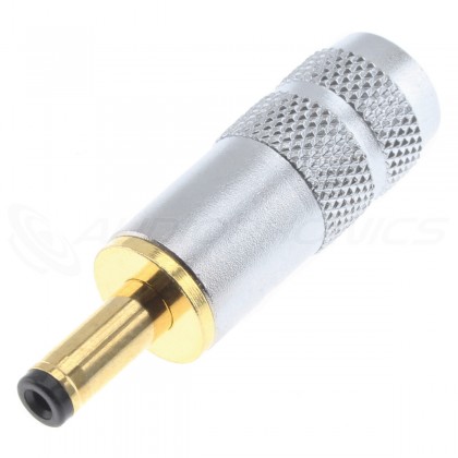 Male Jack DC 3.5/1.3mm Connector Gold Plated Ø6mm