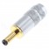 Male Jack DC 3.5/1.3mm Connector Gold Plated Ø6mm